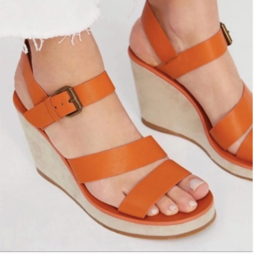 Free People x FarylRobin Vegan Vacation Wedge